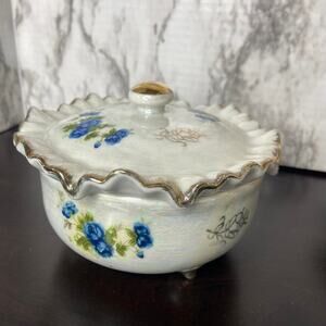 Vintage Diamond Fine China Lusterware Dish